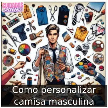 Como personalizar camisa masculina